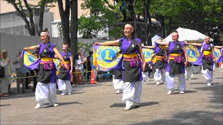 ライオンズクラブよさこい・NHK前ストリート2022年8月27日。