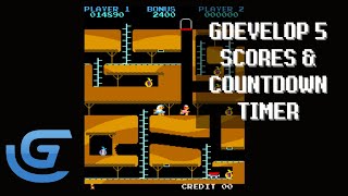 GDevelop 5 Score and Countdown Timer