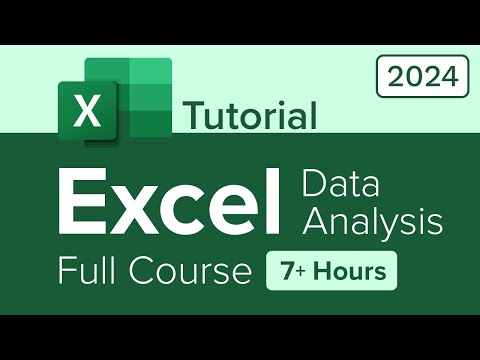 Excel Data Analysis Full Course Tutorial (7 Hours)
