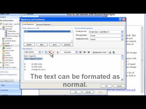 How to add a signature to outlook 2003 How to add a signature to outlook 2003