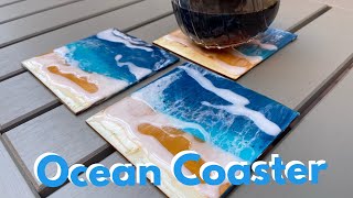 Ocean Coster/ resin Art 海洋樹脂杯墊