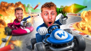 SIDEMEN MARIO KART BUT WITH WEAPONS