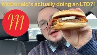 Angel Reese has good taste! | McDonald's BBQ Bacon Quarter Pounder Food Review