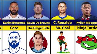 Famous Footballers Nicknames 2023