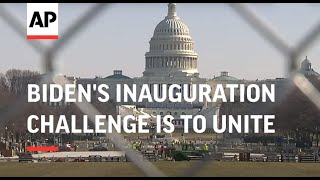 Biden's inauguration challenge is to unite America