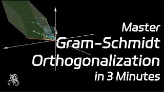 9. Master Gram-Schmidt Orthogonalization in 3 Minutes | Linear Algebra Made Easy