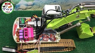 KID TOY TV|| RC EXCAVATOR HYDRAULIC BODY DISASSEMBLY || INSIDE DETAILS AND MACHINE WORKS