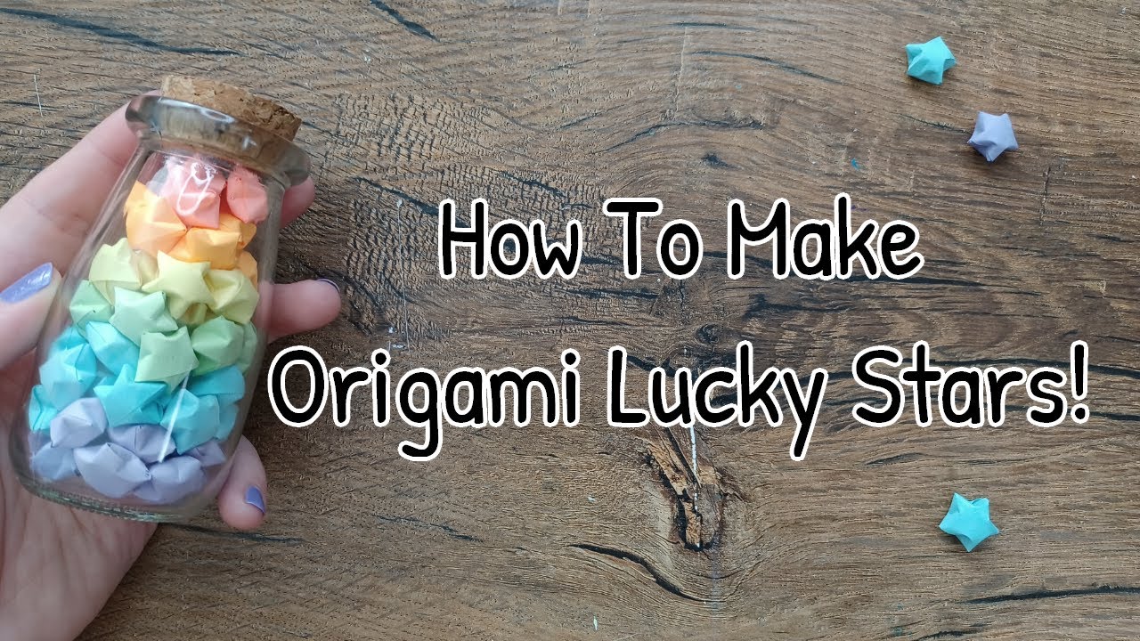 Origami Lucky Stars Tutorial At George Buttenshaw Blog