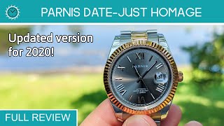 Parnis DateJust Homage   Full review