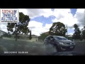 driver cuts the corner in greendale vic