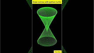 Drawing cool curves with python and parametric equation #shorts