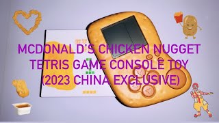 McDonald’s Chicken McNugget Tetris Game Console Toy (2023 China Exclusive) Review