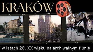 Kraków w latach 20. XX wieku na archiwalnym filmie / Historia Polski