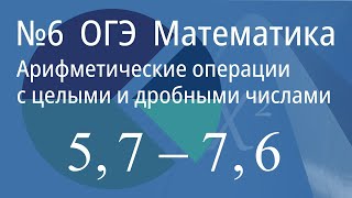 №6 ОГЭ Математика. Вариант 2