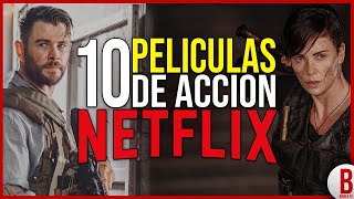 TOP 10 Mejores PELÍCULAS de ACCIÓN de NETFLIX