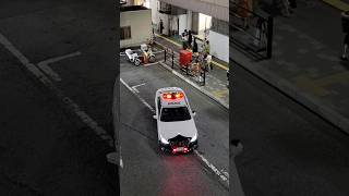 【大注目‼️】夜の街を警戒する千葉県警のパトカー