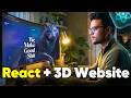 Build complete Unique 3D project with React, Three JS & GSAP | DogStudio Clone.