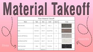 Revit Material Takeoff: A Step-by-Step Guide to Accurate Quantity Calculations 💯