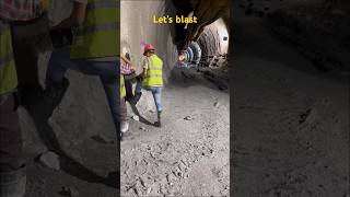 Let’s blast | Explosion sends shokwaves through tunnel | tunnel work | Railway work