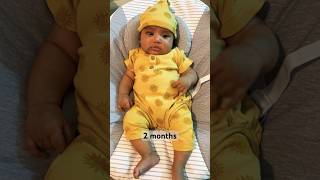 Aksa baby 2 months old #newborn #reels #baby #shorts