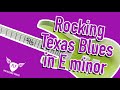 Rocking Texas Blues Backing track for Guitar Jam in E minor