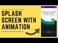 Android Splash Screen with Animation - [Material Design Course #1]