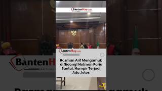 Razman Arif Mengamuk di Sidang! Hotman Paris Santai, Hampir Terjadi Adu Jotos