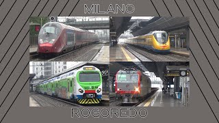 Pioggia e Treni a Milano Rogoredo