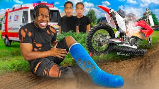 THE WORST DAY EVER **DIRT BIKE CRASH**