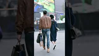 #集结吧光合创作者 女朋友还是别人家的好看。 ! 抖音街拍穿搭 / Street Couple Fashion Asian Douyin China