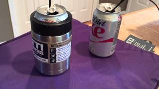 Yeti Coolers Colster temperature test