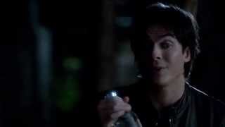 The vampire diaries: Damon at Alaric's grave