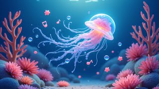 🌊 Starlight Lullabies | Gentle Jellyfish Lullabies for Kids \u0026 Babies ✨🎵