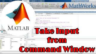 Input function in MATLAB | How to take input from MATLAB Command Window | Take text or string input