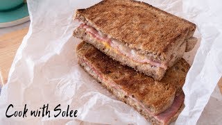 Grilled Ham and Cheese Sandwich | 烘火腿芝士三文治 【100道早餐食譜 7/100 ｜100 Breakfast Ideas 7/100 ]