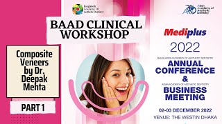 BAAD Composite Veneers Workshop by Dr. Deepak Mehta: Part 1