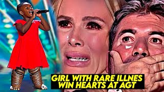 7Yrs Elephant Girl with Giant legs Melt hearts of everyone #trending #AGTmoments #agtmagic