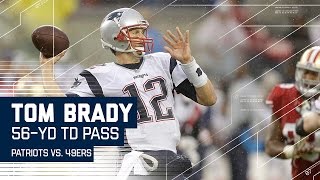 Tom Brady Completes Dart to Malcolm Mitchell for 4th TD of the Game! | Patriots vs. 49ers | NFL