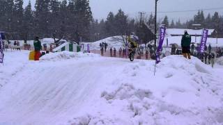 20120226 おぐに雪上エンデューロ　D・Eスプリント　加賀真一選手2