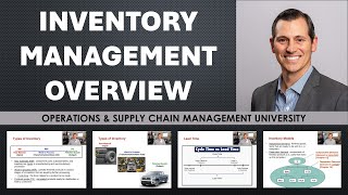 Inventory Management overview in Operations & Supply Chain Management