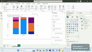 📊 Master 100% Stacked Column Charts in Power BI: Quick Video Tutorial 🎥