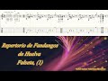 Repertorio por FANDANGOS (falseta, 1 con Partitura/Tablatura)