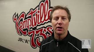 Former Sens goalie Ron Tugnutt and the Kemptville 73s