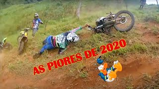 Fail compilation 2020 na trilha de moto / Retrospectiva das roiadas mais insanas do canal!