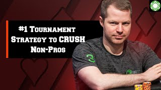 #1 Tournament Poker Strategy to Crush Non-Pros - A Little Coffee with Jonathan Little