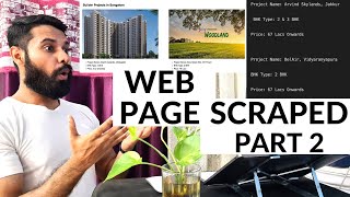 Web Scraping Logic Building Using Python and BeautifulSoup // Part 2
