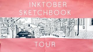 my Inktober sketchbook tour