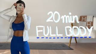 20MIN full body hourglass pilates workout | no equipment