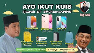 Kuis Giveaway Jawab ET Edisi 27 Des 2021 - 2 Jan 2022