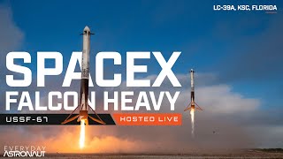 Watch SpaceX's Falcon Heavy Launch a Top Secret Satellite! #USSF67